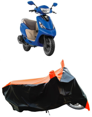 Wegather Two Wheeler Cover for TVS(Zest 110 BS6, Orange)