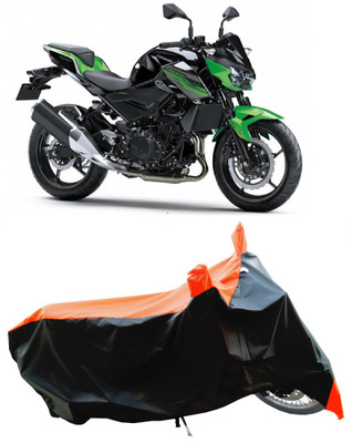 Wegather Two Wheeler Cover for Kawasaki(Z400 BS6, Orange)