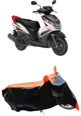 Wegather Two Wheeler Cover for Yamaha(Ray Z BS6, Orange)