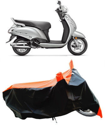 Wegather Two Wheeler Cover for Suzuki(Access 125, Orange)