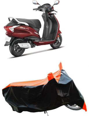 Wegather Two Wheeler Cover for Hero(Duet 125CC, Orange)