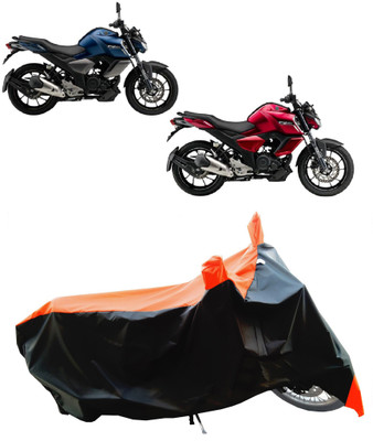 Wegather Two Wheeler Cover for Yamaha(FZS-FI BS6, Orange)