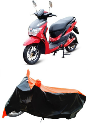Wegather Two Wheeler Cover for Hero Electric(Dash, Orange)