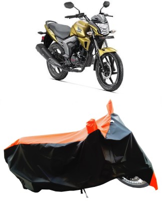 Wegather Two Wheeler Cover for Honda(CB Trigger, Orange)