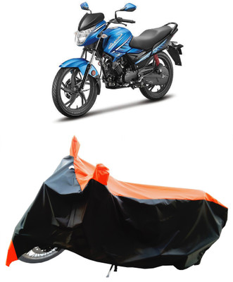 Wegather Two Wheeler Cover for Hero(Glamour FI, Orange)
