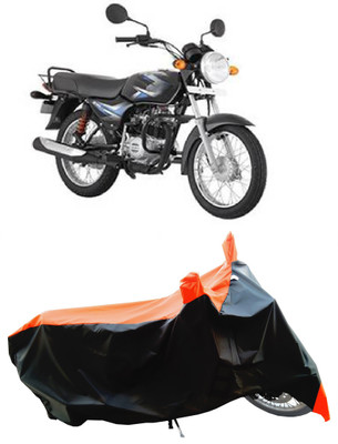 Wegather Two Wheeler Cover for Bajaj(CT100, Orange)