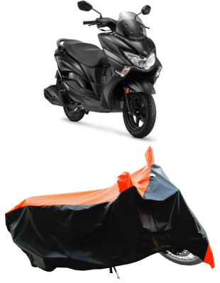 Wegather Two Wheeler Cover for Suzuki(Burgman Street 125, Orange)