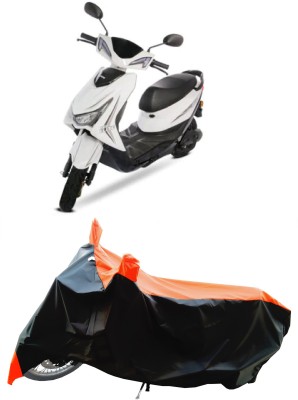 Wegather Two Wheeler Cover for Ampere(Reo Elite BS6, Orange)