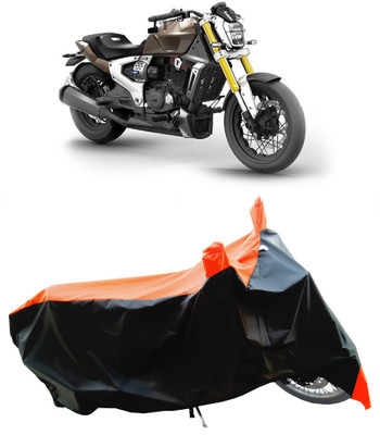 Wegather Two Wheeler Cover for TVS(Zeppelin BS6, Orange)
