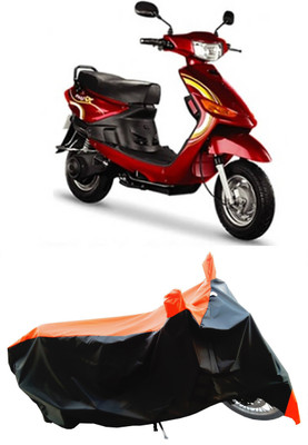 Wegather Two Wheeler Cover for Indus(Yo Spark, Orange)
