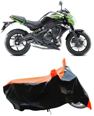 Wegather Two Wheeler Cover for Kawasaki(ER 6N, Orange)