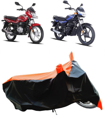Wegather Two Wheeler Cover for Bajaj(Platina, Orange)