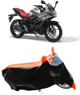 Wegather Two Wheeler Cover for Suzuki(Gixxer Special Edition BS6, Orange)