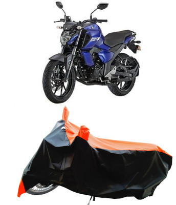 Wegather Two Wheeler Cover for Yamaha(FZ-FI BS6, Orange)