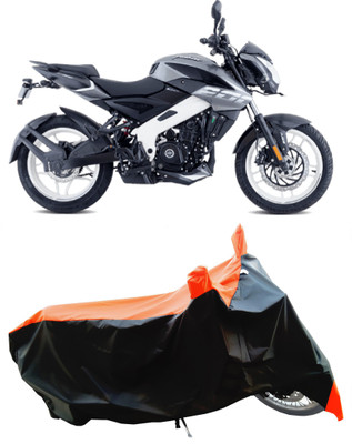 Wegather Two Wheeler Cover for Bajaj(Pulsar 200NS FI BS6, Orange)