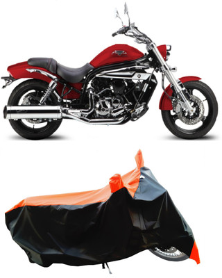 Wegather Two Wheeler Cover for Hyosung(Aquila Pro 650, Orange)