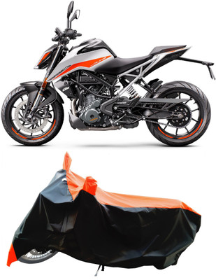 Wegather Two Wheeler Cover for KTM(Duke 390, Orange)