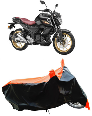 Wegather Two Wheeler Cover for Yamaha(FZS-FI, Orange)