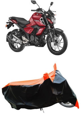 Wegather Two Wheeler Cover for Yamaha(FZ S FI New BS6, Orange)