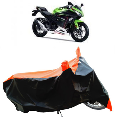 Wegather Two Wheeler Cover for Kawasaki(Ninja, Orange)