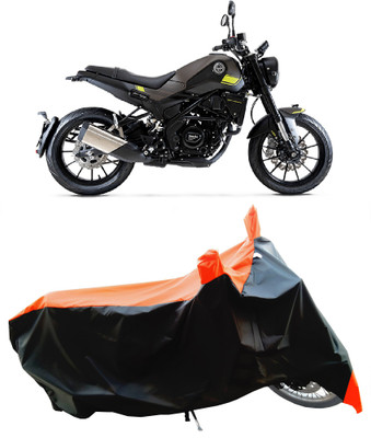 Wegather Two Wheeler Cover for Benelli(Leoncino 250, Orange)