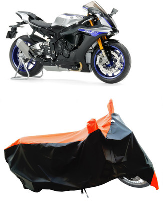 Wegather Two Wheeler Cover for Yamaha(YZF R1M, Orange)