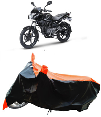 Wegather Two Wheeler Cover for Bajaj(Pulsar 135 BS6, Orange)