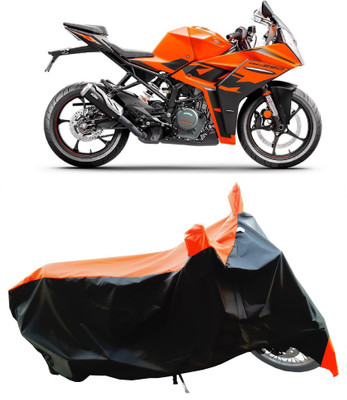 Wegather Two Wheeler Cover for KTM(RC 390, Orange)