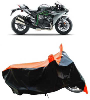 Wegather Two Wheeler Cover for Kawasaki(Ninja H2 BS6, Orange)
