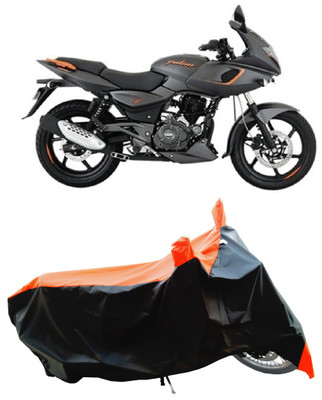 Wegather Two Wheeler Cover for Bajaj(Pulsar 180F BS6, Orange)