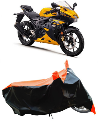Wegather Two Wheeler Cover for Suzuki(GSX R150, Orange)