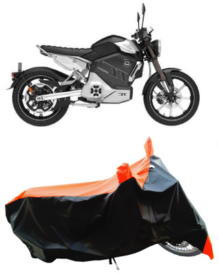 Wegather Two Wheeler Cover for Revolt(RV Cafe Racer BS6, Orange)