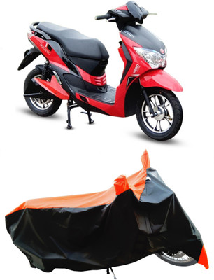Wegather Two Wheeler Cover for Hero Electric(Electric Dash, Orange)