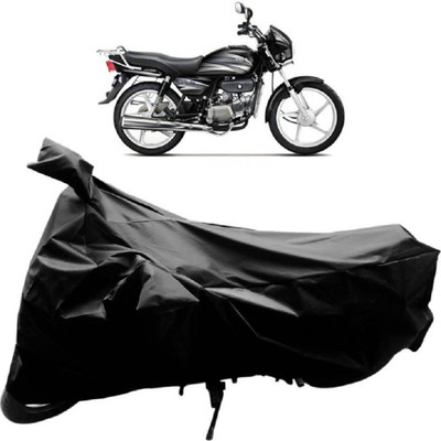 Amozkart Two Wheeler Cover for Hero(Splendor Plus, Black)