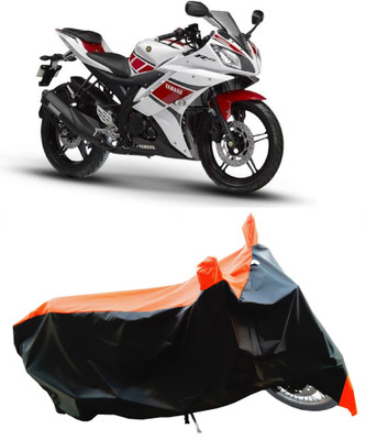 Wegather Two Wheeler Cover for Yamaha(YZF-R15 V2, Orange)