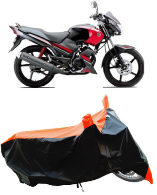 Wegather Two Wheeler Cover for Yamaha(Gladiator Graffitti, Orange)