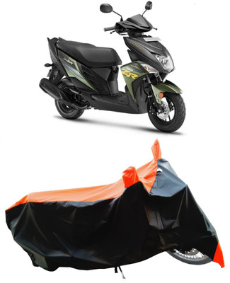 Wegather Two Wheeler Cover for Yamaha(Cygnus Ray ZR BS6, Orange)