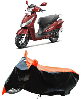 Wegather Two Wheeler Cover for Hero(Duet LX 110CC, Orange)