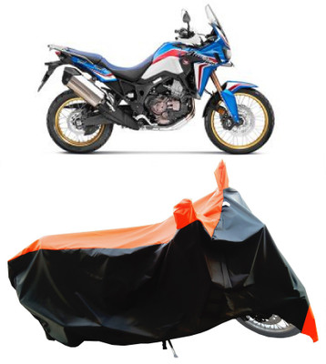 Wegather Two Wheeler Cover for Honda(CRF1000L Africa Twin BS6, Orange)