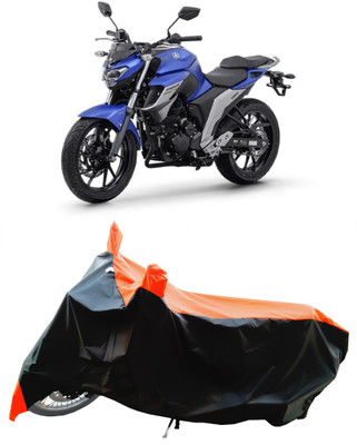 Wegather Two Wheeler Cover for Yamaha(Fazer-250 BS6, Orange)