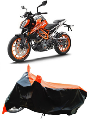 Wegather Two Wheeler Cover for KTM(Duke 390 ABS, Orange)