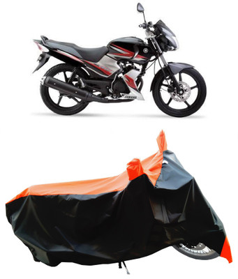 Wegather Two Wheeler Cover for Yamaha(Gladiator SS, Orange)