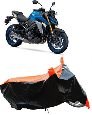 Wegather Two Wheeler Cover for Suzuki(GSX S1000, Orange)