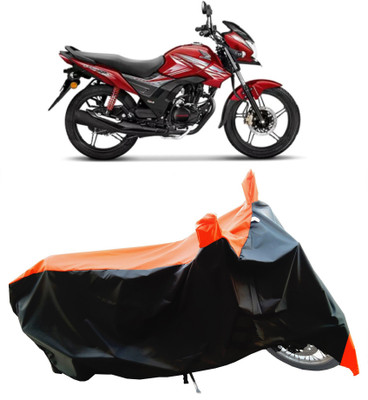 Wegather Two Wheeler Cover for Honda(CB Shine SP, Orange)