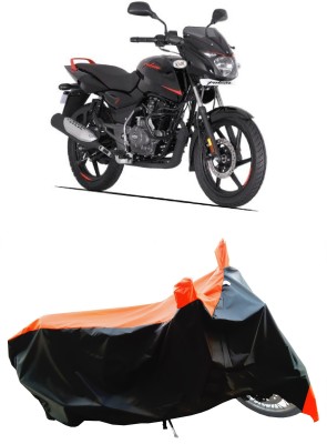 Wegather Two Wheeler Cover for Bajaj(Pulsar 125 Neon BS6, Orange)