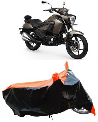 Wegather Two Wheeler Cover for Suzuki(Intruder 250, Orange)