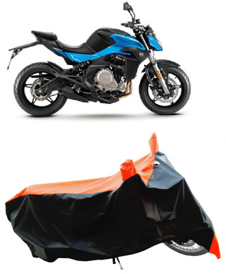 Wegather Two Wheeler Cover for CFMoto(650 NK, Orange)