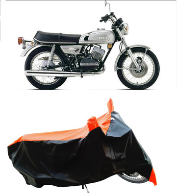Wegather Two Wheeler Cover for Yamaha(RD 350, Orange)