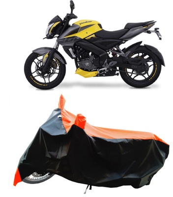 Wegather Two Wheeler Cover for Bajaj(Pulsar NS200 BS6, Orange)