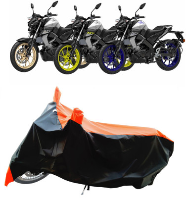 Wegather Two Wheeler Cover for Yamaha(MT-15 BS6, Orange)